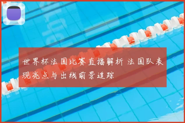 世界杯法国比赛直播解析 法国队表现亮点与出线前景追踪
